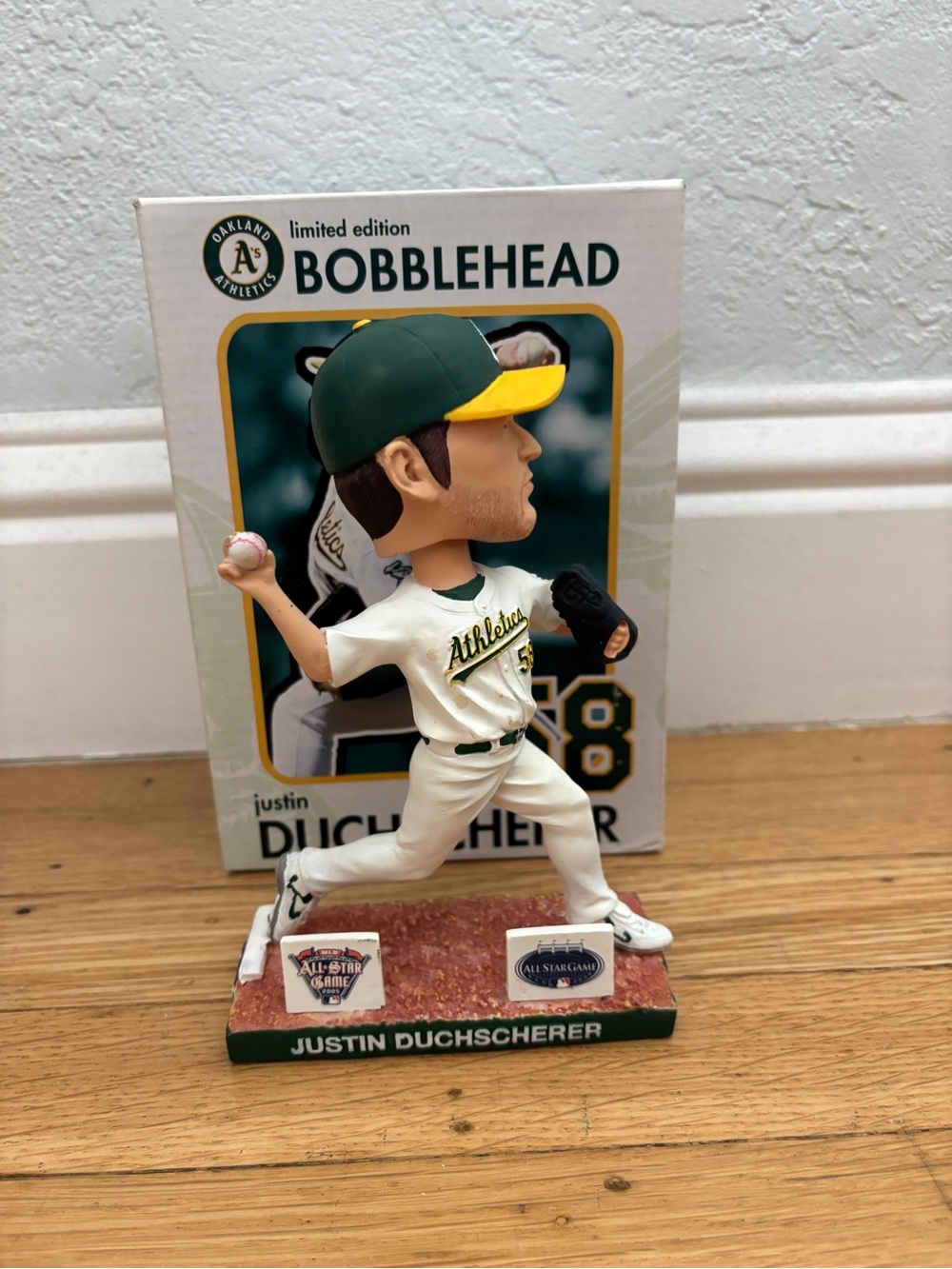 Oakland Athletics A’s Justin Duchscherer #58 Bobblehead 2009 SGA